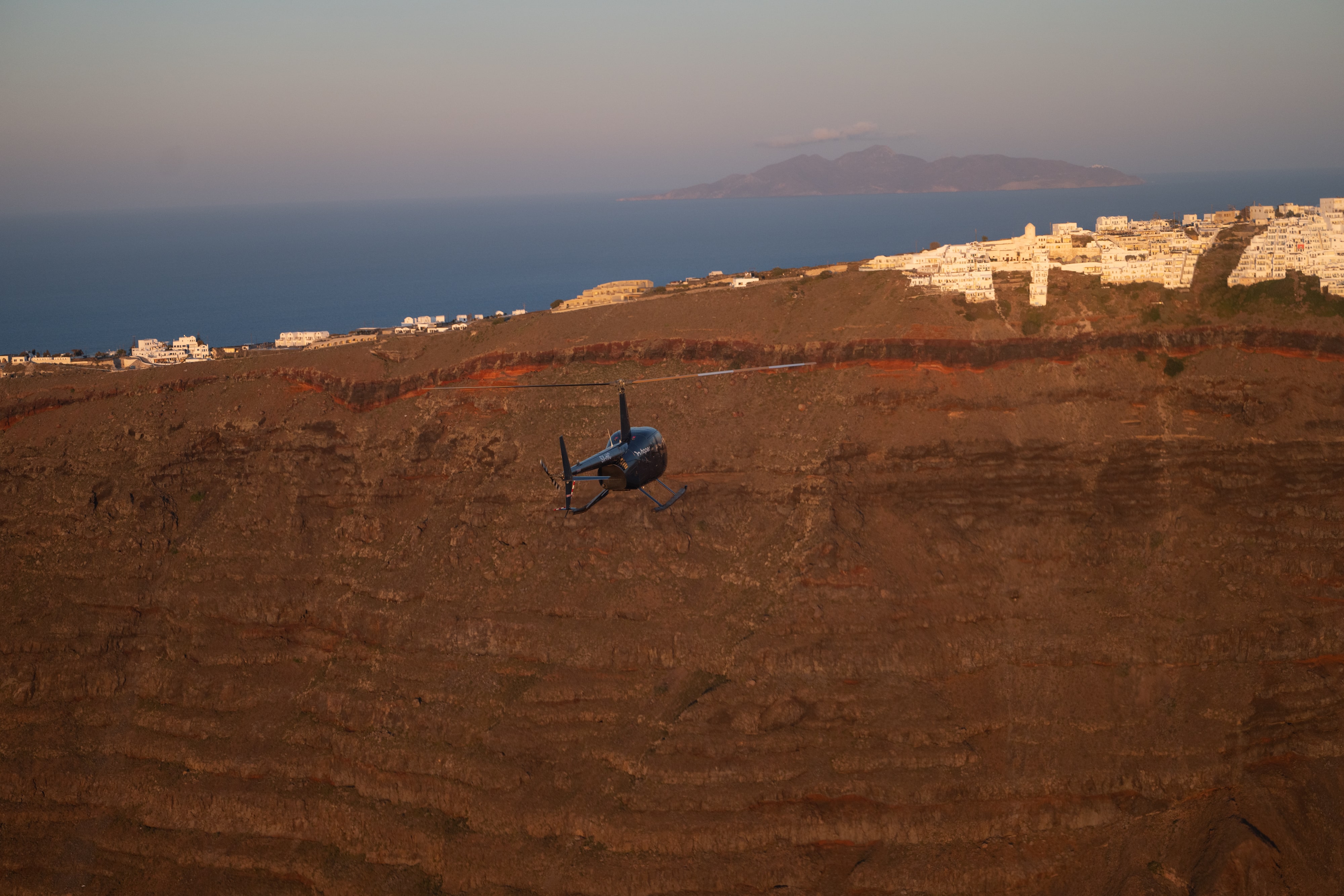 Santorini from above