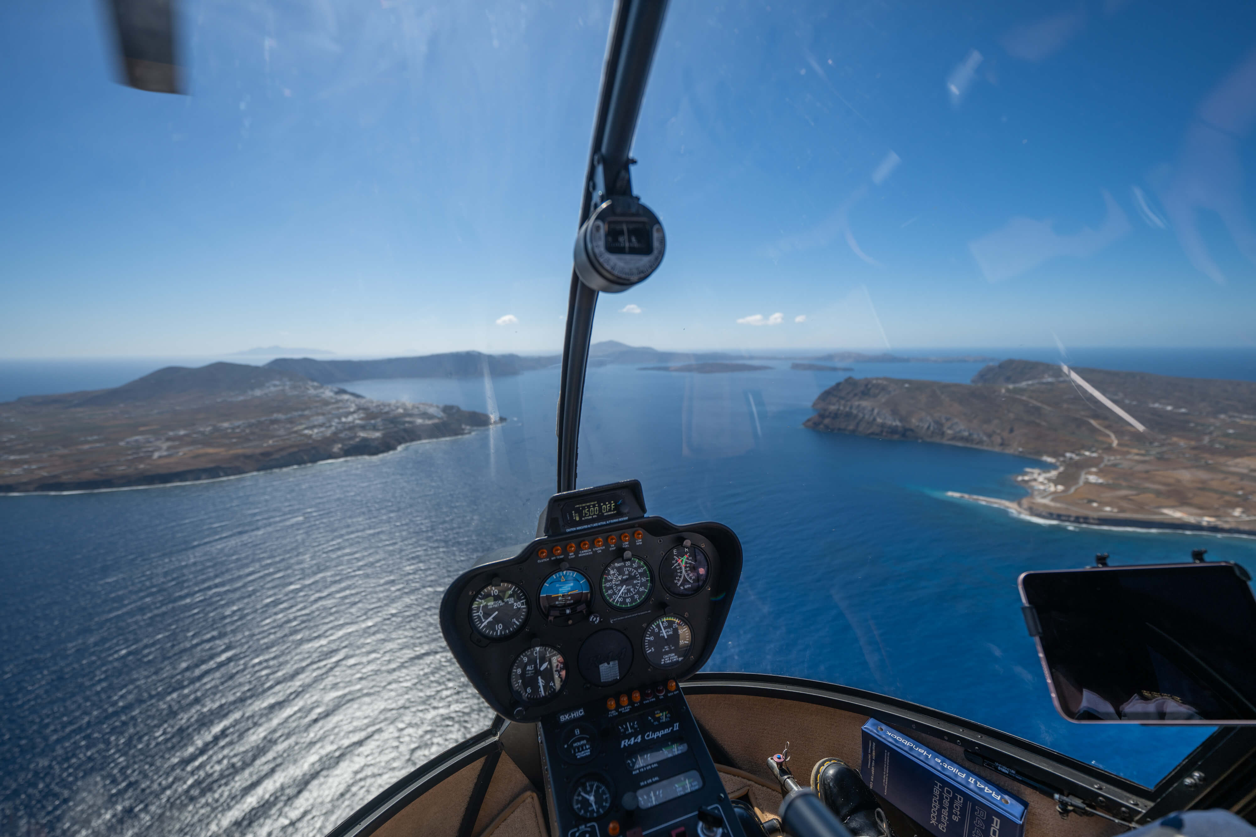 Santorini from above